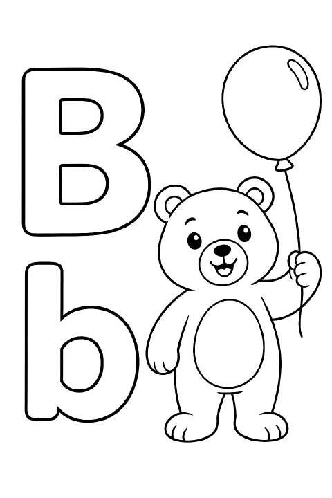 Educational coloring page example